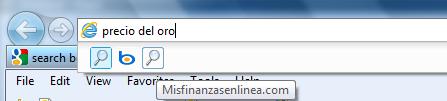 Motor de Búsquedas en Internet Explorer 9