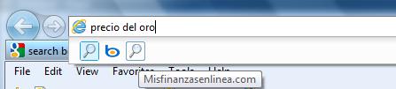 Motor de Búsquedas en Internet Explorer 9